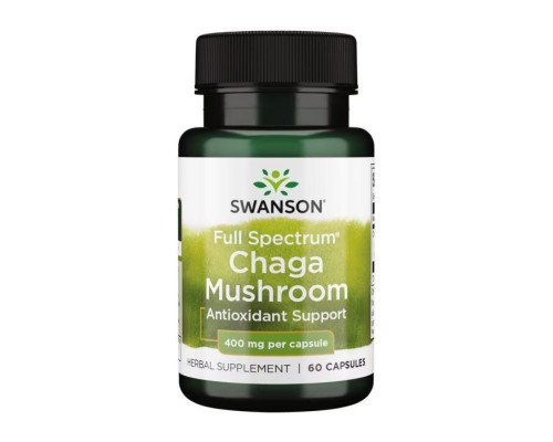 Full Spectrum Chaga Mushroom 400 mg - 60 caps