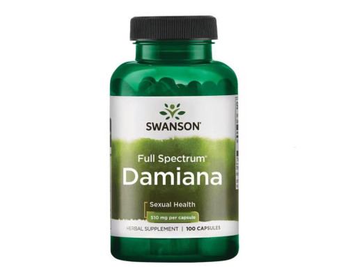 Full Spectrum Damiana 510mg - 100 caps