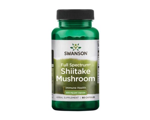 Full Spectrum Shiitake Mushroom 500mg - 60 caps