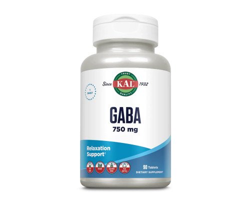 Габа (ГАМК) Gaba 750mg - 90 tabs
