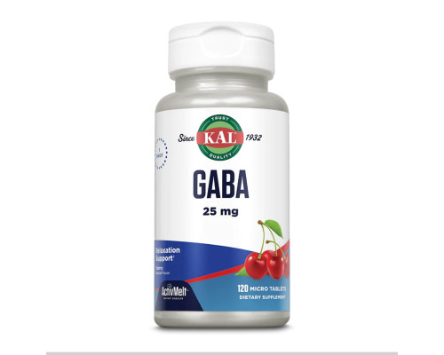 ГАМК (гамма-аміномасляна кислота) Gaba ActivMelt™ 25mg - 120 tabs