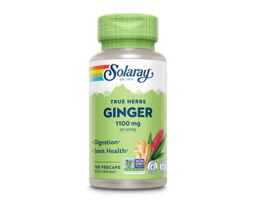 Ginger Root 1100mg (2 serv. of 550mg) - 100 vcaps