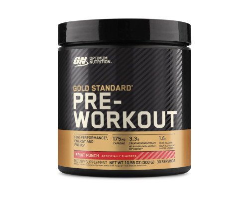 Gold Standard Pre Workout - 300g Fruit Punch