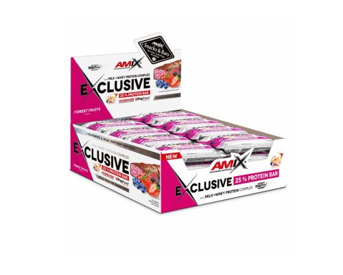 Milk Pro Exclusive Protein Bar - 24x40g Forest fruit