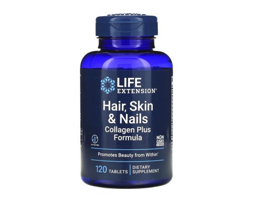 Hair, Skin & Nails Collagen Plus Formula - 120 tabs