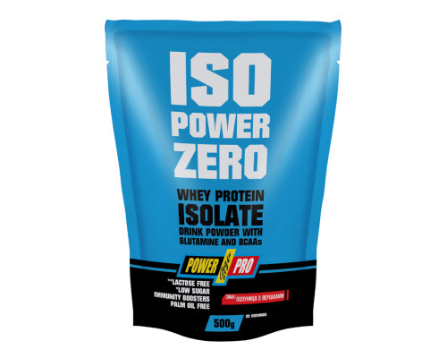 ISO Power Zero - 500g Strawberry With Cream
