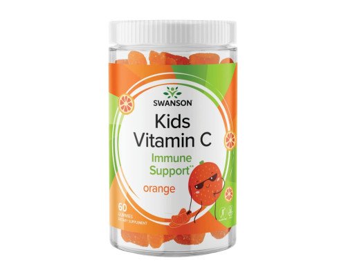 Kids Vitamin C Gummies - 60 gummies Orange