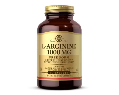 L-Arginine 1000mg - 90 tabs