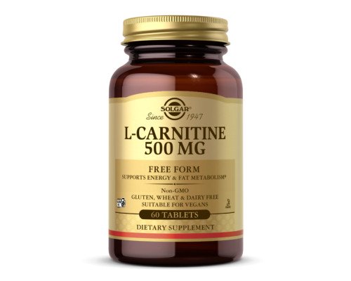 L-Carnitine 500mg - 60 tabs