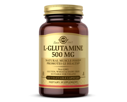 L-Glutamine 500mg - 100 vcaps