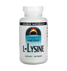 Лизин L-лизин L-Lysine 1000mg - 100 tabs