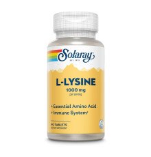Комплекс з L-лізином та хелатом цинку L-Lysine Free Form 1000mg - 90 tabs
