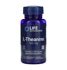 L-Теанін, L-Theanine 100 mg - 60 vcaps