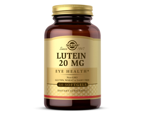 Lutein 20 mg - 60 softgels