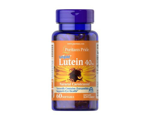 Lutein 40 mg with Zeaxanthin - 60 softgels