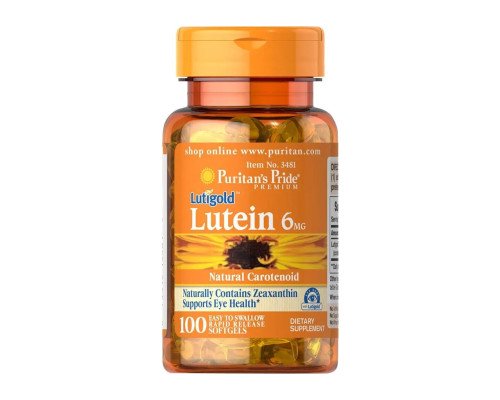 Lutein 6 mg with Zeaxanthin - 100 softgels