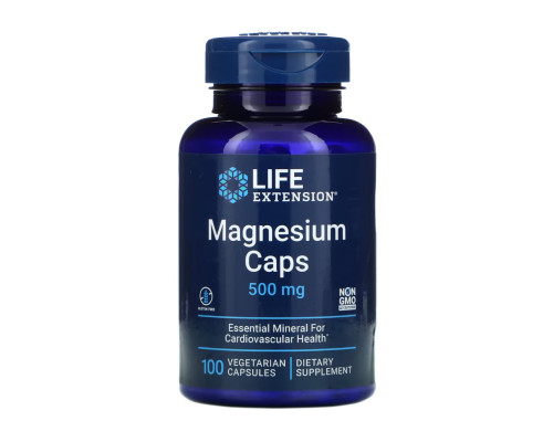 Magnesium Caps 500 mg - 100 vcaps