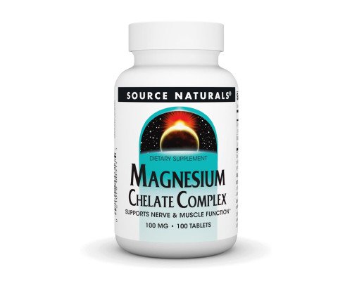 Магній Хелат Magnesium Chelate Complex 100mg - 100 tabs