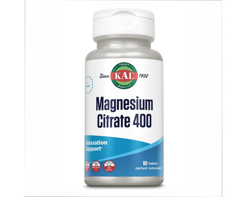 Магній цитрат Magnesium Citrate 400mg - 60 tabs