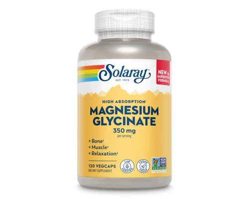 Magnesium Glycinate 350mg - 120 vcaps
