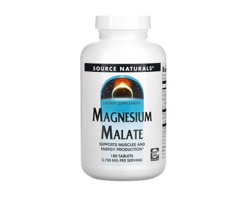 Магний малат Magnesium Malate 1250mg - 90 tabs