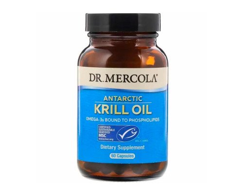 Масло криля арктичного, Krill Oil, Dr. Mercola, 60 капсул