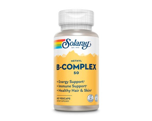 Метильовані форми вітамінів В Methyl B-Complex 50mg - 60 vcaps