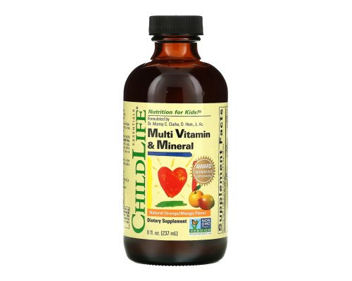 Multi Vitamin & Mineral Liquid - 237ml Orange Mango