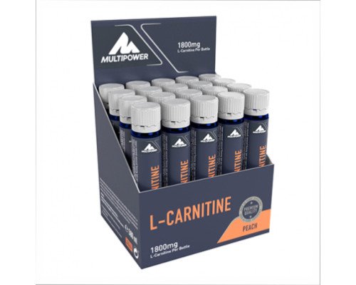 L-Carnitine 1800mg 500ml - 20x25ml Peach