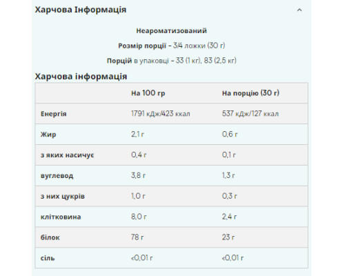 Brown Rice Protein - 1000g Unflaured