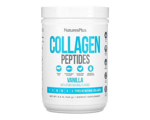Колагенові пептиди смак ванілі  Collagen Peptides - 378g Vanilla