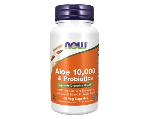 Aloe 10000 & Probiotics - 60 vcaps