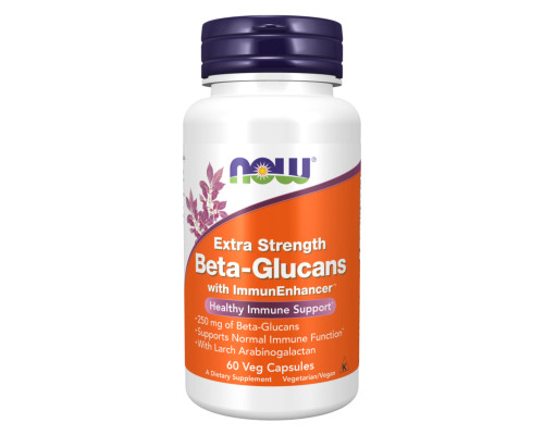 Beta-Glucans with ImmunEnhancer Extra Strength - 60 vcaps