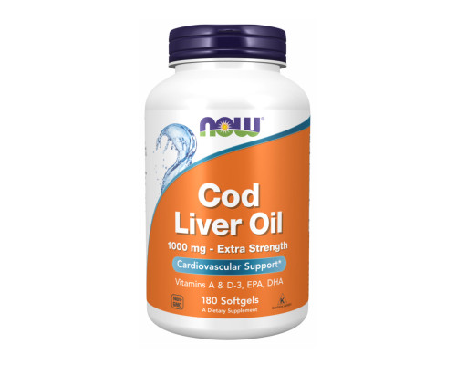 Cod Liver Oil 1000mg - 180 sgels