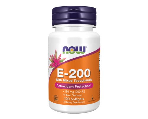 E-200 Mixed Tocopherols - 100 sgels