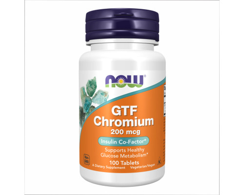 GTF Chromium 200mcg - 250 tabs
