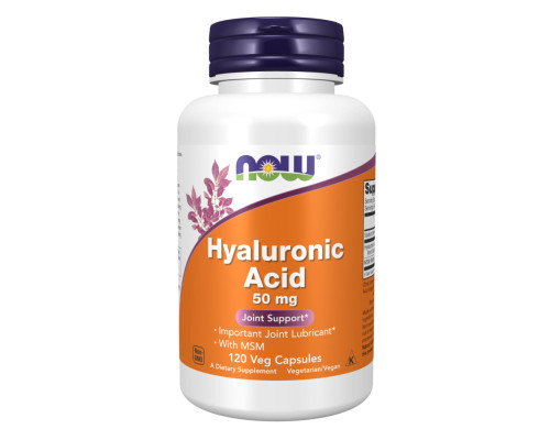 Hyaluronic Acid 50mg+MCM - 120 vcaps