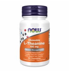 L-Теанин, L-Theanine 100mg Plus - 90 loz