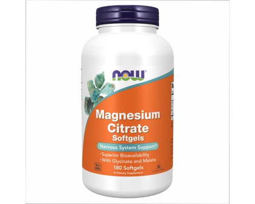 Magnesium Citrate 134mg - 180 sgels