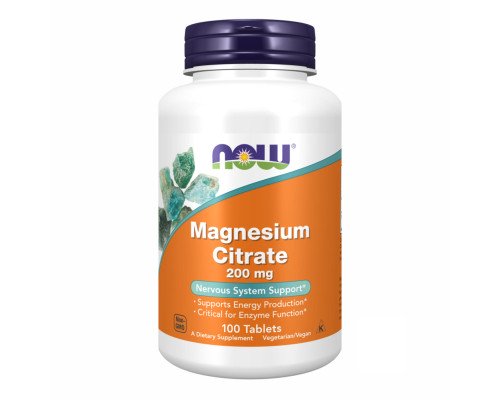 Magnesium Citrate 200mg - 100 tabs
