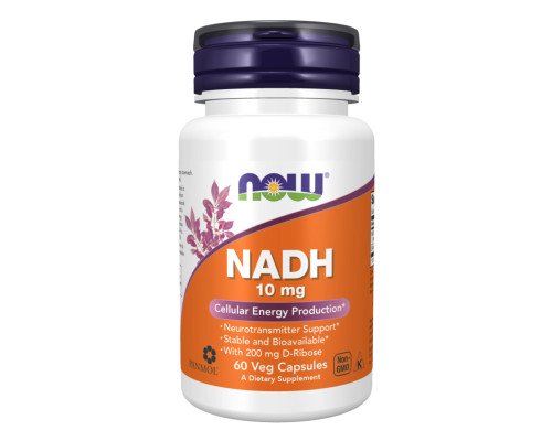 NADH 10mg With 200mg Ribose - 60 vcaps