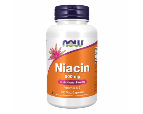 Niacin 500mg - 100 vcaps
