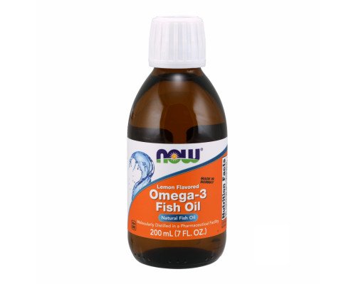 Omega-3 Fish Oil Lemon - 200 ml (7 oz)