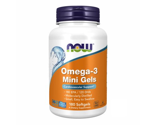 Omega-3 Mini Gels 500 mg - 180 sgels