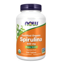 Org Spirulina 500mg - 500 tabs