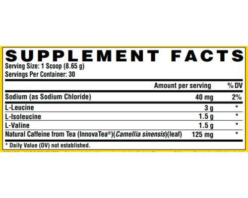 Lipo-6 BCAA Intense - 30srv Fruit Punch