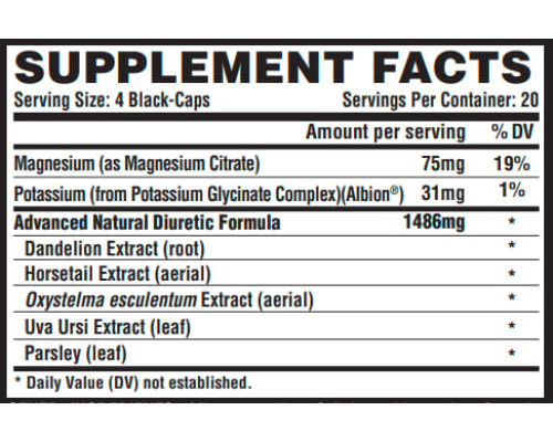 Lipo-6 Black Diuretic - 80ct