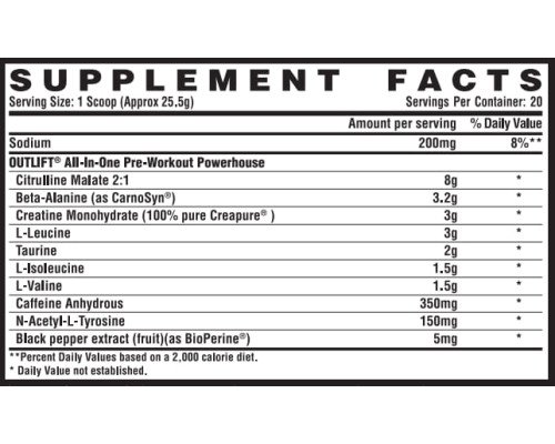 Outlift - 500g Fruit Punch