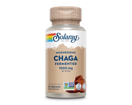 Fermented Chaga Mushroom 1000mg - 60 vcaps