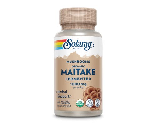 Гриб майтаке Org Grown Fermented Maitake 1000mg - 60 caps
